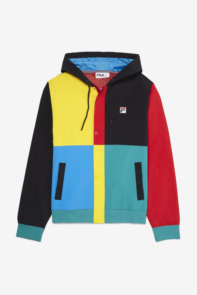 Fila Jacket Mens Multicolor - Prentice Wind - Philippines 0395482-HR